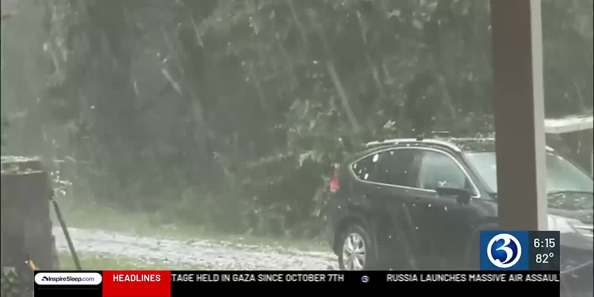 Hail damage from storms bringing big business for auto shops in parts of Connecticut [Video]