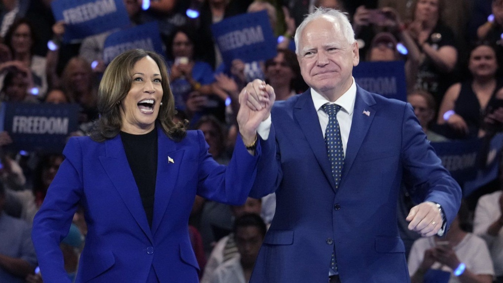 U.S. election news: Kamala Harris and Tim Walz kick off bus tour of Georgia [Video]