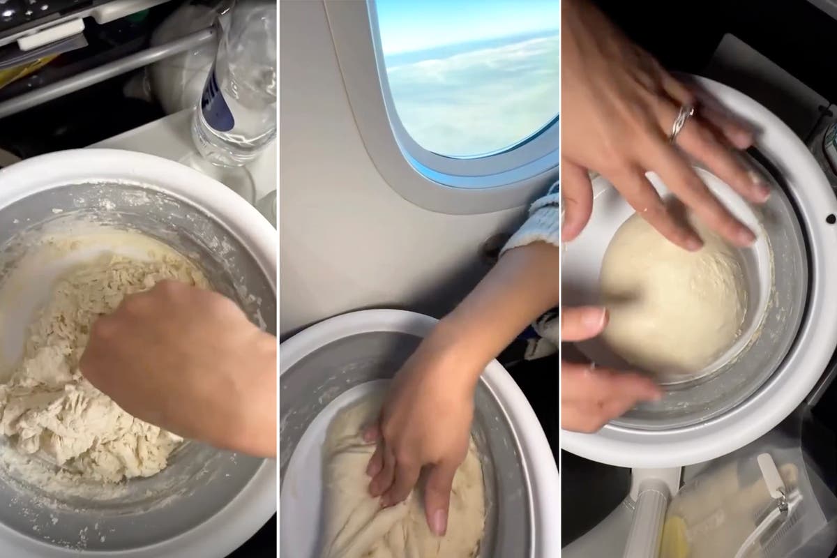 Passenger makes sourdough loaf during flight sparking furious online reaction [Video]