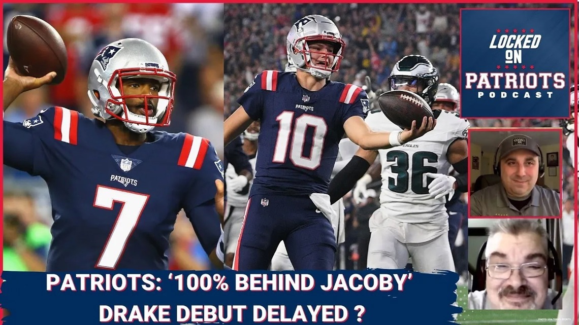 New England Patriots Name Jacoby Brissett Starting QB, Drake Maye Debut? Failure to Communicate? [Video]