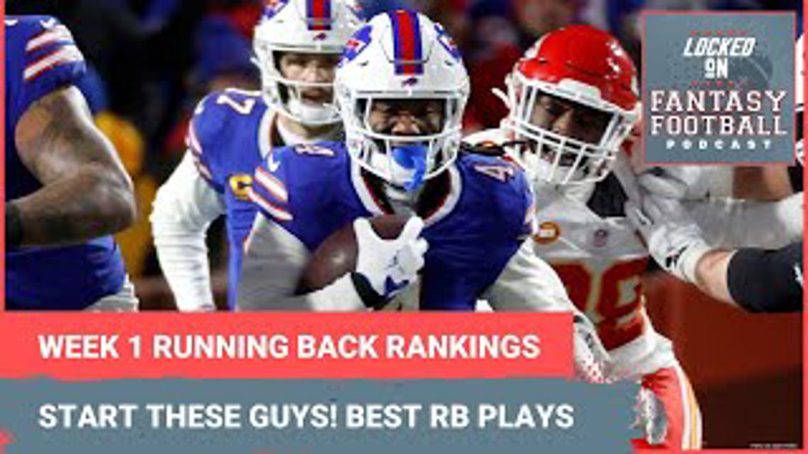 Fantasy football Week 1 running back rankings: The BEST starts you MUST play at RB [Video]