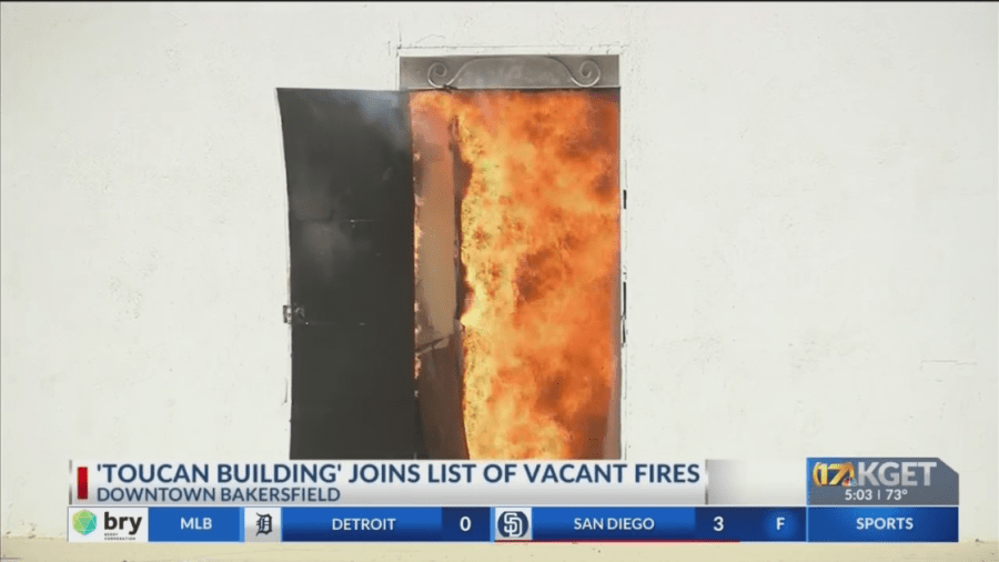 Toucan building joins the list of vacant buildings destroyed in fires [Video]