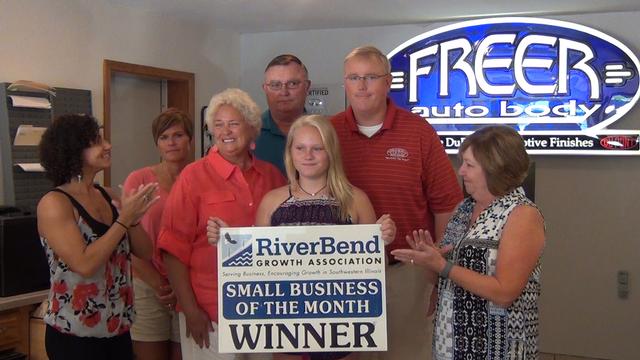 RBGA Awards Freer Auto Body July Small Business of the Month [Video]