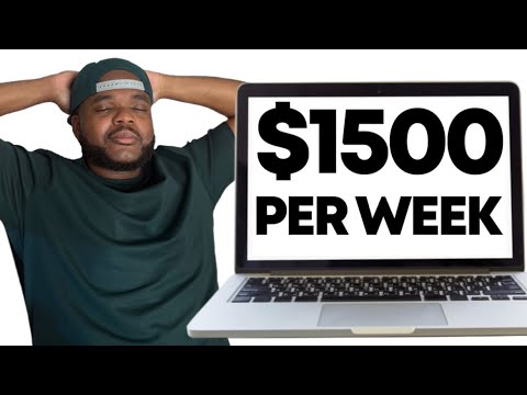 Laziest Way To Make Money Online With AI ($1500+/Week) For Beginners [Video]