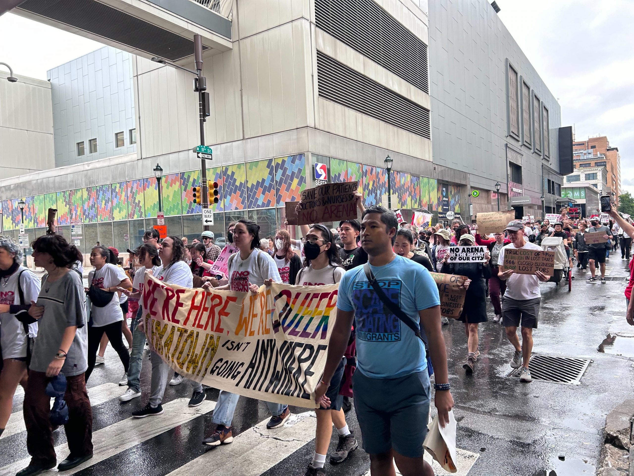 Protestors of 76 Place rally outside City Hall [Video]