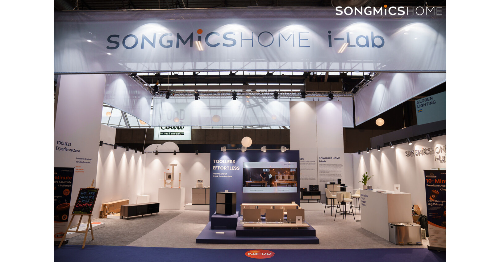 SONGMICS HOME Reforms Furniture Assembly with Innovative TOOLLESS Technology [Video]