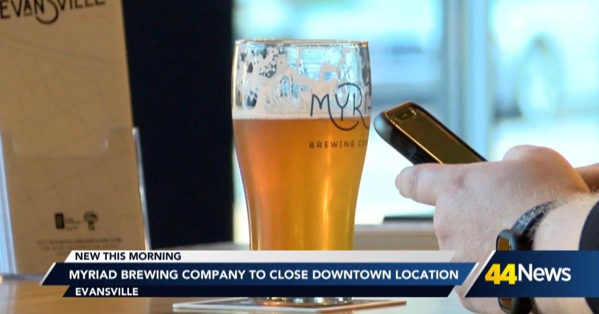 Myriad Brewing Company to close downtown Evansville location | Video