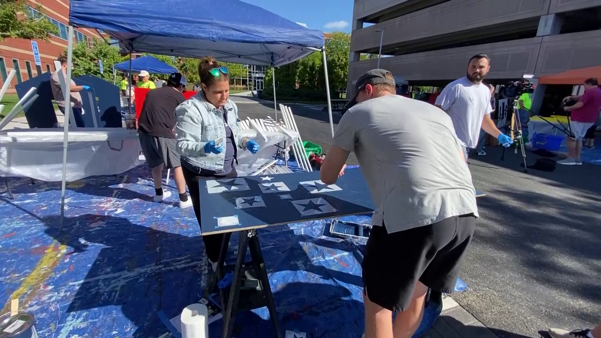 MathWorks employees build playhouses for veterans’ families [Video]