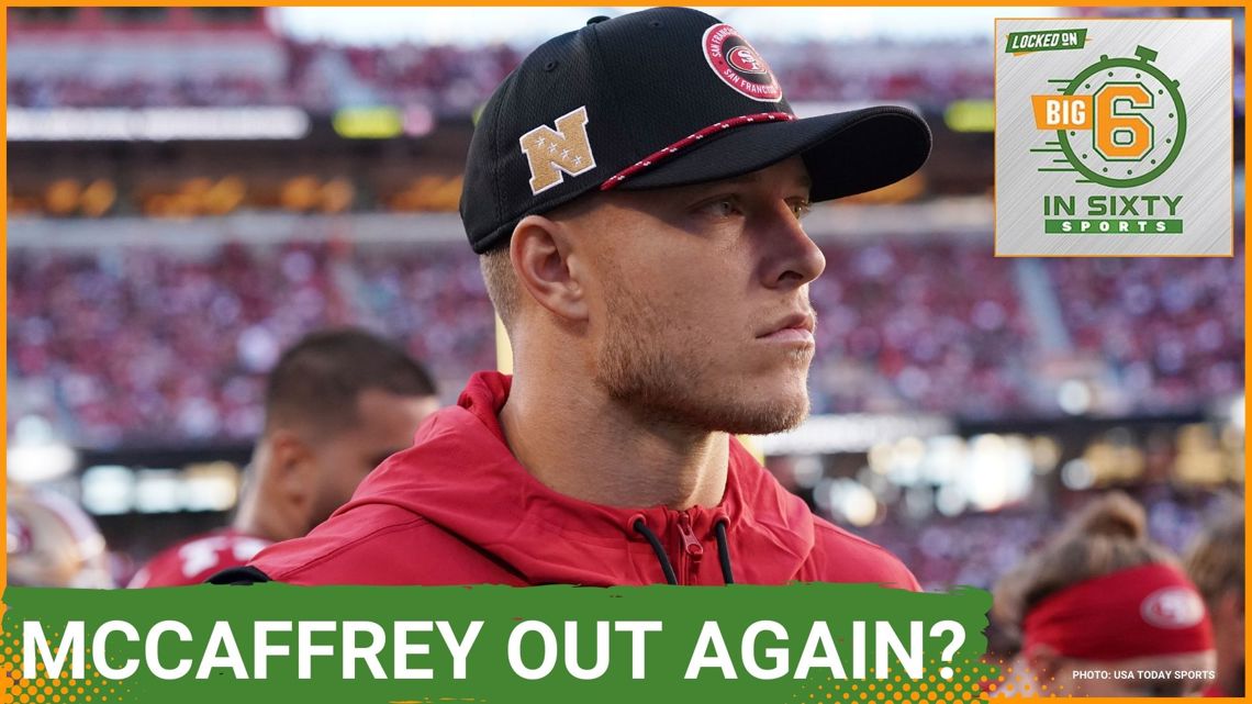 Christian McCaffrey Could Miss Week 2 | The Big 6 in 60 [Video]