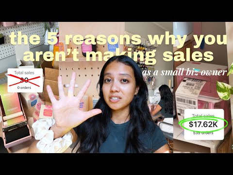 5 reasons why people aren’t buying from your small business (& actionable steps to increase sales💸) [Video]