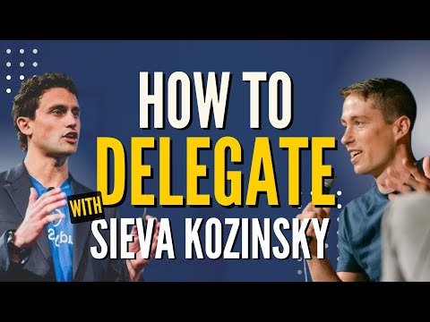 How to Delegate with Nick Huber and Sieva Kozinsky | Ep 400 – The Sweaty Startup [Video]