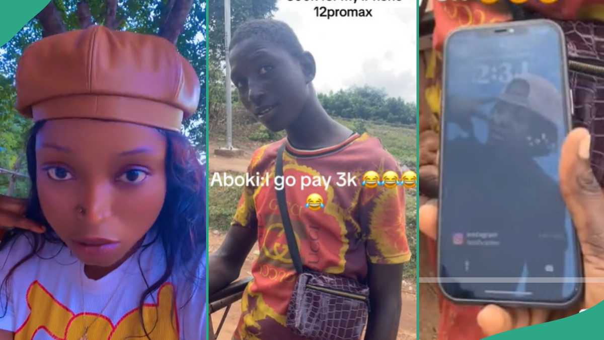 Lady Pretends She Wants to Sell Her iPhone 12 Pro Max As Scrap, Man Offers Her N3,000 For it [Video]