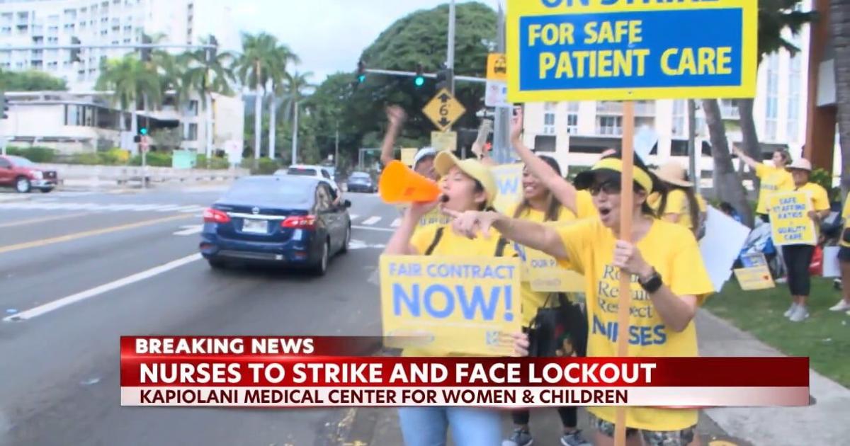 Kapiolani Medical Center nurses to go on strike Friday after negotiations fail | News [Video]