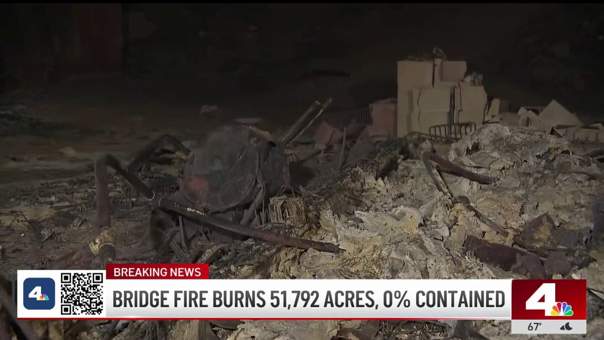 Holistic center consumed by Bridge Fire flames in Wrightwood  NBC Los Angeles [Video]