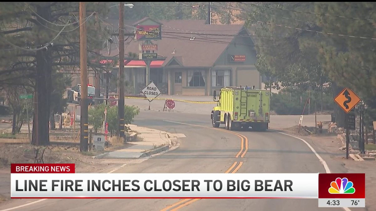 Line Fire creeps up on Big Bear community  NBC Los Angeles [Video]