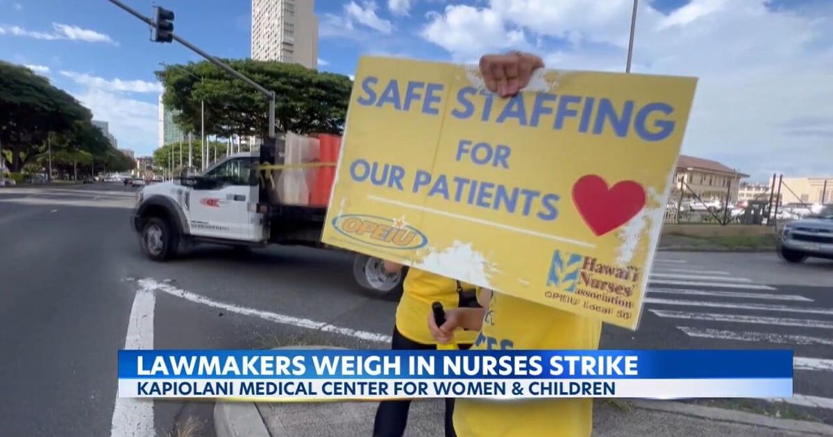 Maui lawmaker proposes legislative action on nurse-patient ratios amid nurses strike, lockout | Video