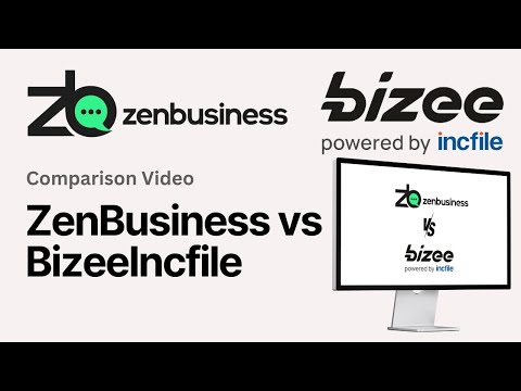 ZenBusiness vs BizeeIncfile Comparison (2024) – Best LLC Formation Platform [Video]