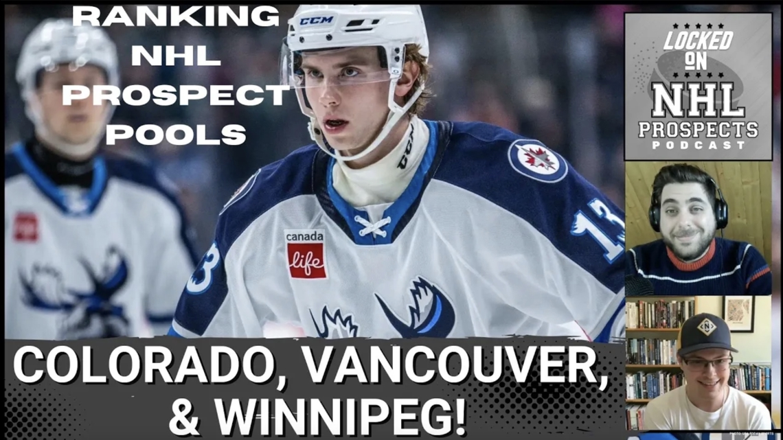 RANKING ALL NHL PROSPECT POOLS #20-18: Colorado Avalanche, Vancouver Canucks, Winnipeg Jets [Video]