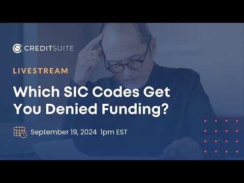 LIVE: Which SIC Codes Get You Denied Funding? [Video]