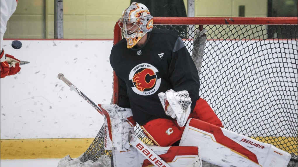 Battle for starting goalie headlines Calgary Flames training camp [Video]