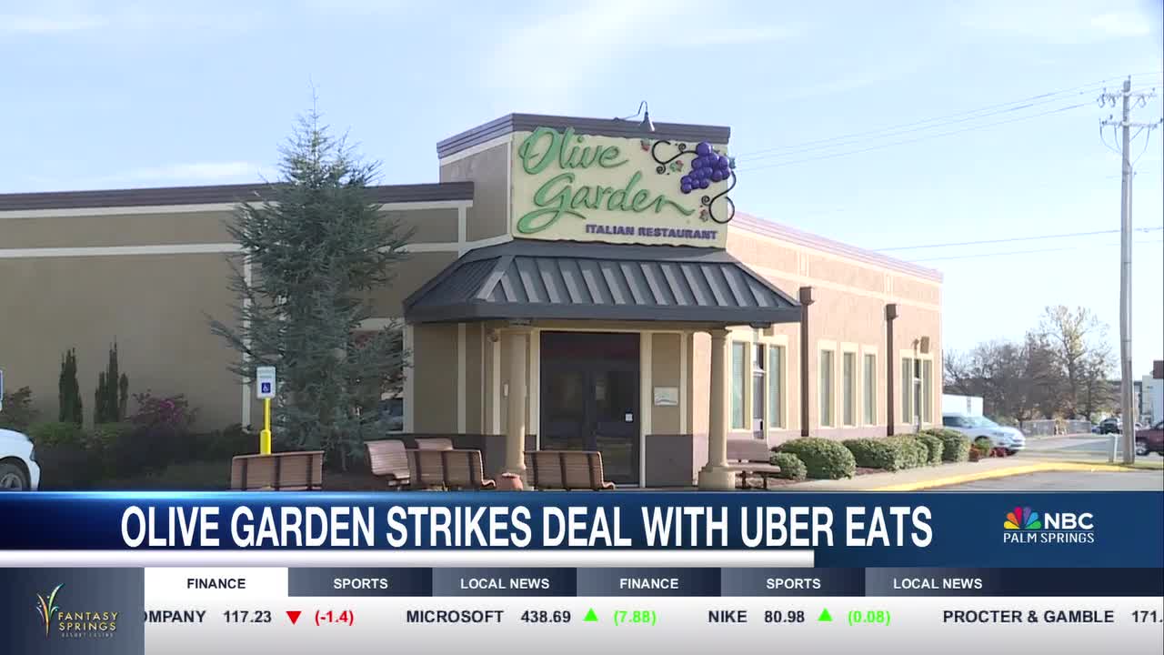 Olive Garden Partners with Uber Eats for Delivery Service [Video]