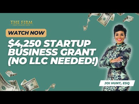 $4,250 Startup Business Grant (No LLC Needed!) [Video]