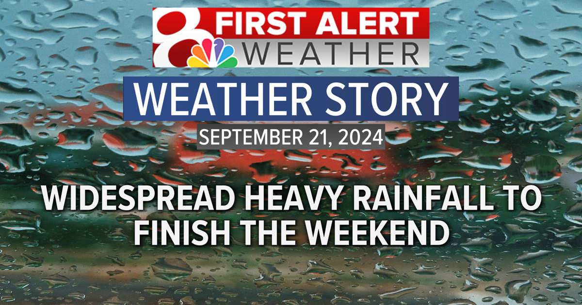 Forecast: Heavy rainfall overnight Saturday lingering into Sunday | Weather [Video]