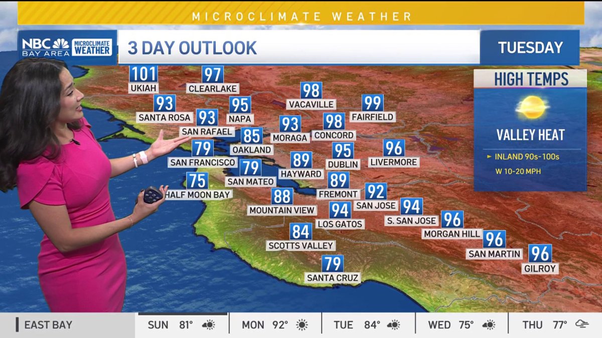 Heat on the way  NBC Bay Area [Video]