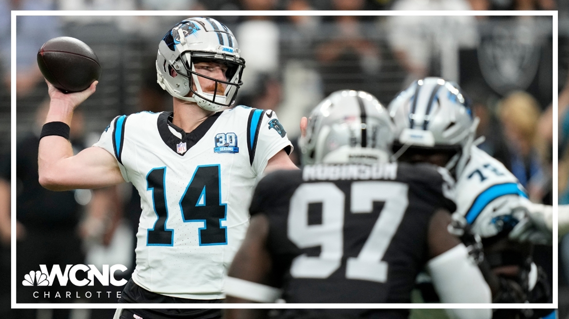 Examining Panthers’ big win over Raiders with Andy Dalton [Video]