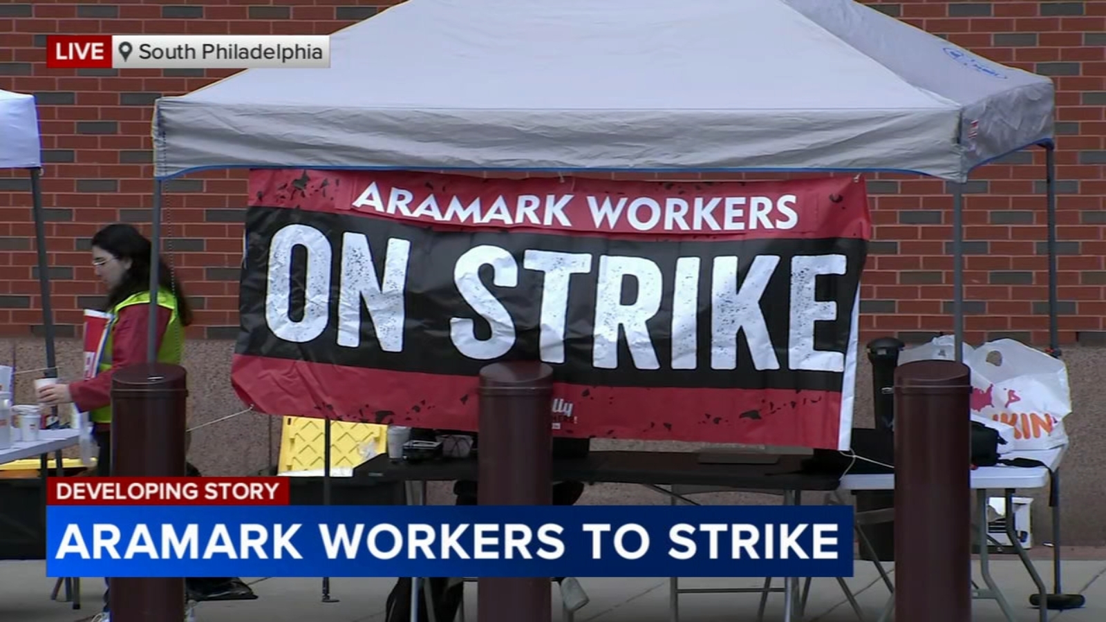 Union Aramark workers at Philadelphia Sports Complex strike against all 3 stadiums starting Monday [Video]