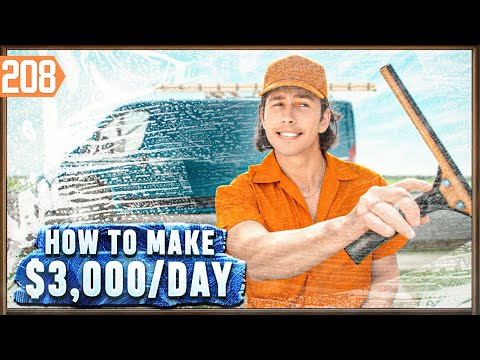 How Much Can You Make With Buckets & Squeegees?! [Video]