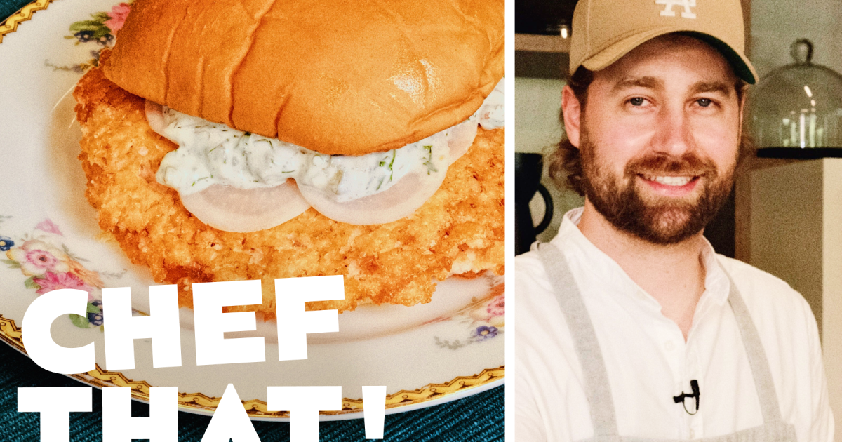 Chef That! Salmon Smash Burger! [Video]