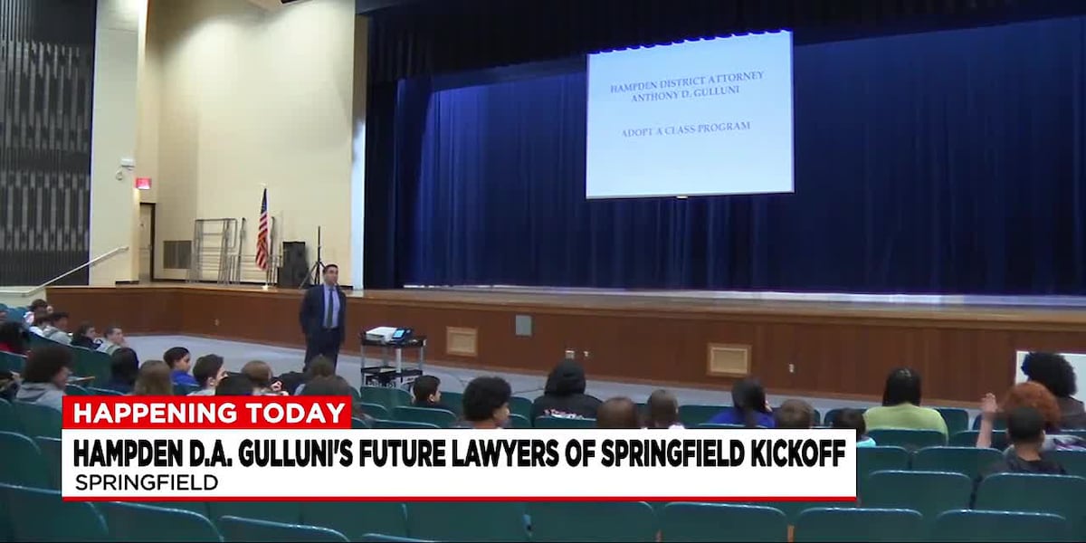 Hampden D.A. Gulluni kicks off Future Lawyers of Springfield Program [Video]