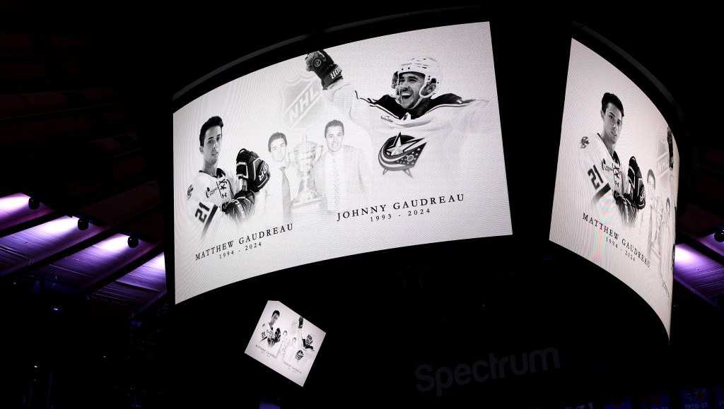 Blue Jackets honor Johnny Gaudreau before their first home game since his death [Video]