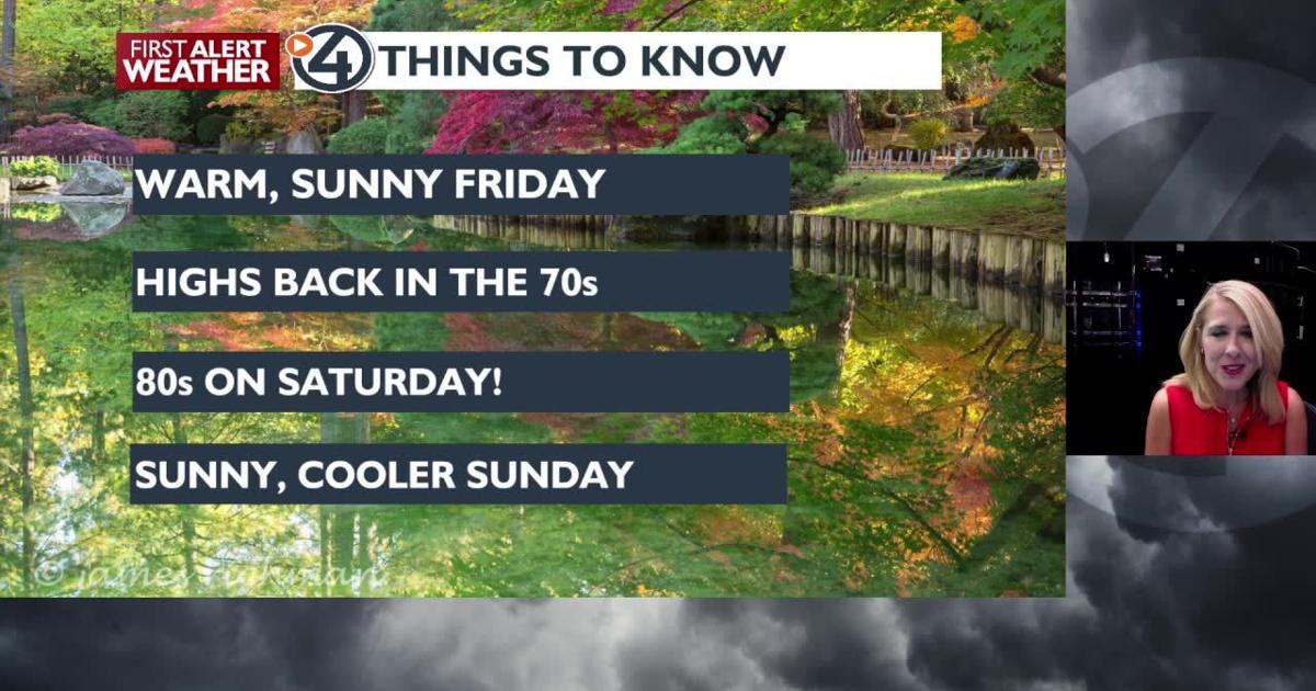 Sunny and mid-70s for a stunning fall Friday – Kris | News [Video]