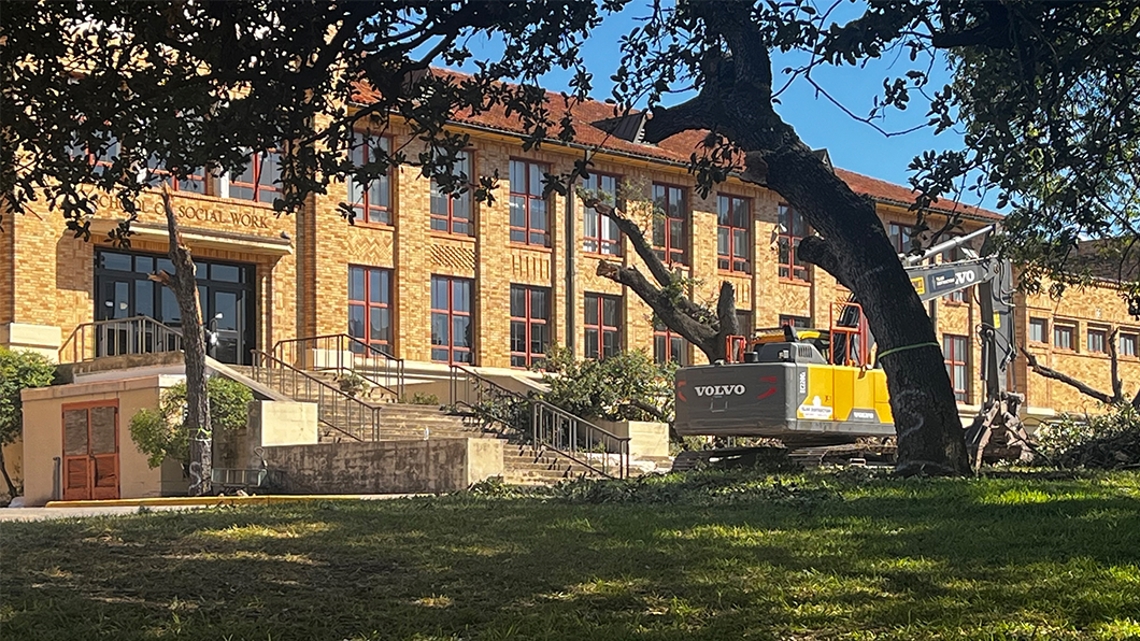 Steve Hicks School of Social Work demolition begins at UT Austin [Video]