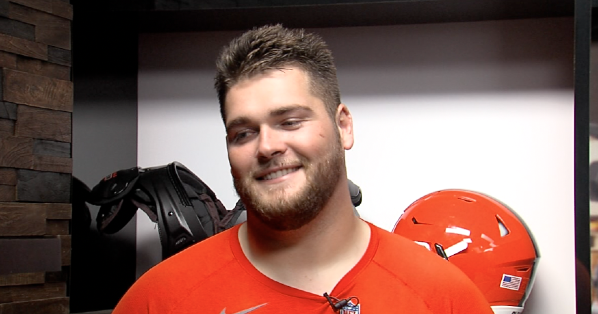 Browns rookie Zak Zinter likes hunting, fishing, blocking daily [Video]