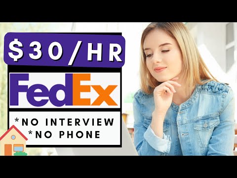 Fedex is Hiring Remote! No Interview No Phone Work From Home Jobs 2024 [Video]