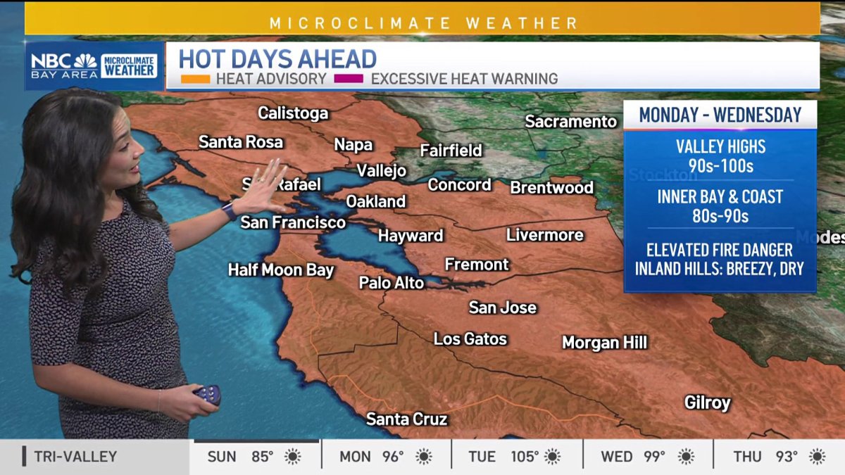 Bracing for heat for the Bay Area  NBC Bay Area [Video]