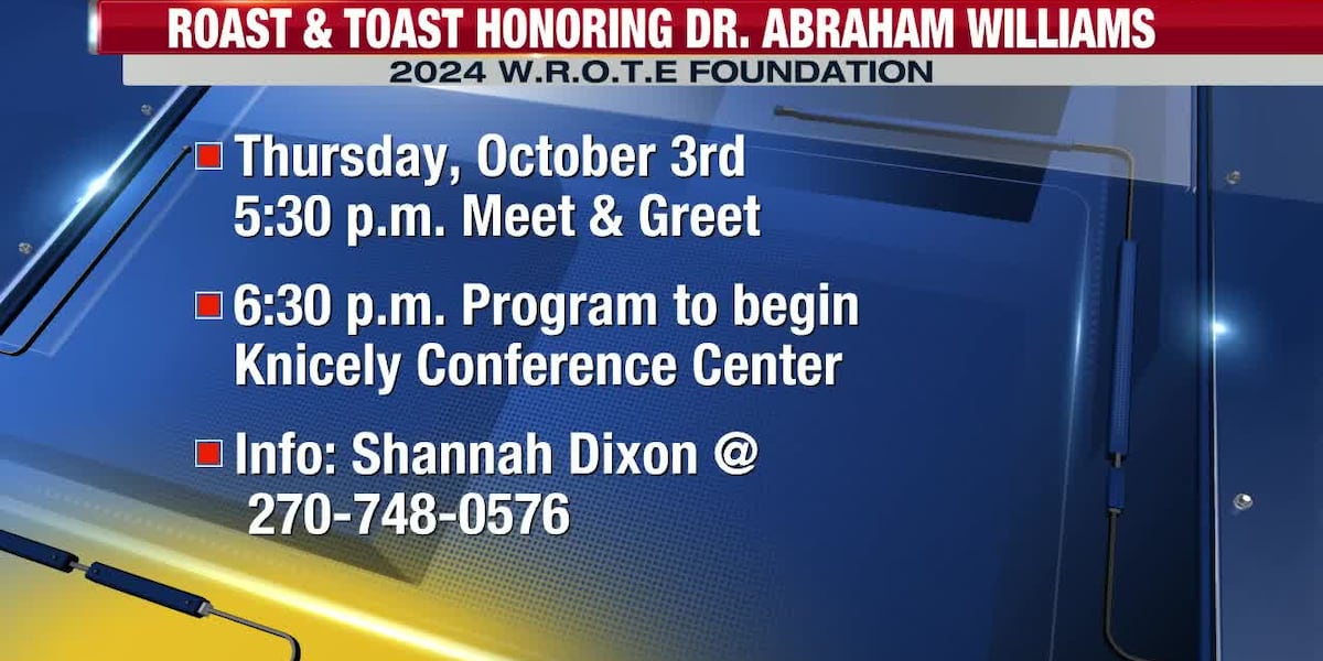 BG Housing Authority to host Roast & Toast honoring Dr. Abraham Williams [Video]