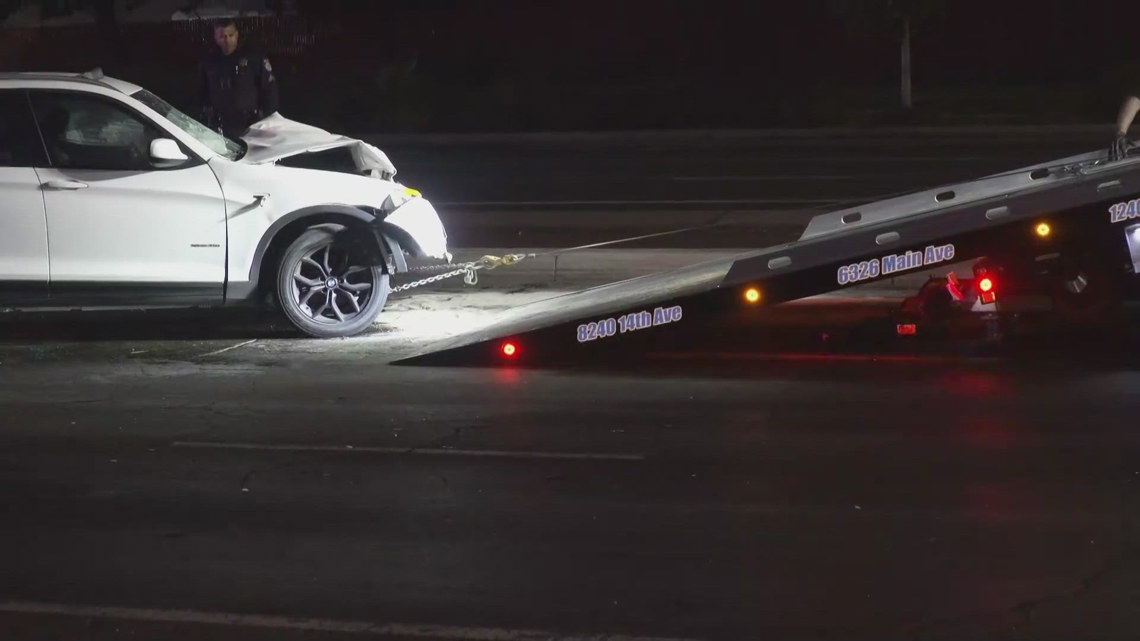 Vehicle towed after pursuit ends in crash. Suspects allegedly burglarized Marijuana business [Video]