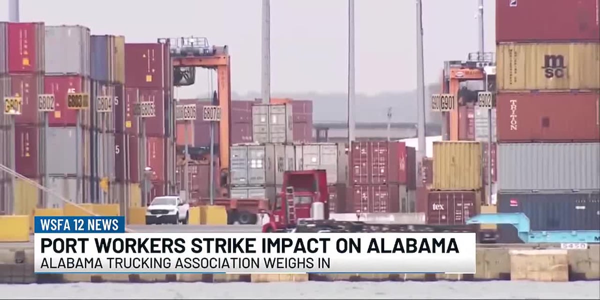 Port workers strike impact on Alabama [Video]