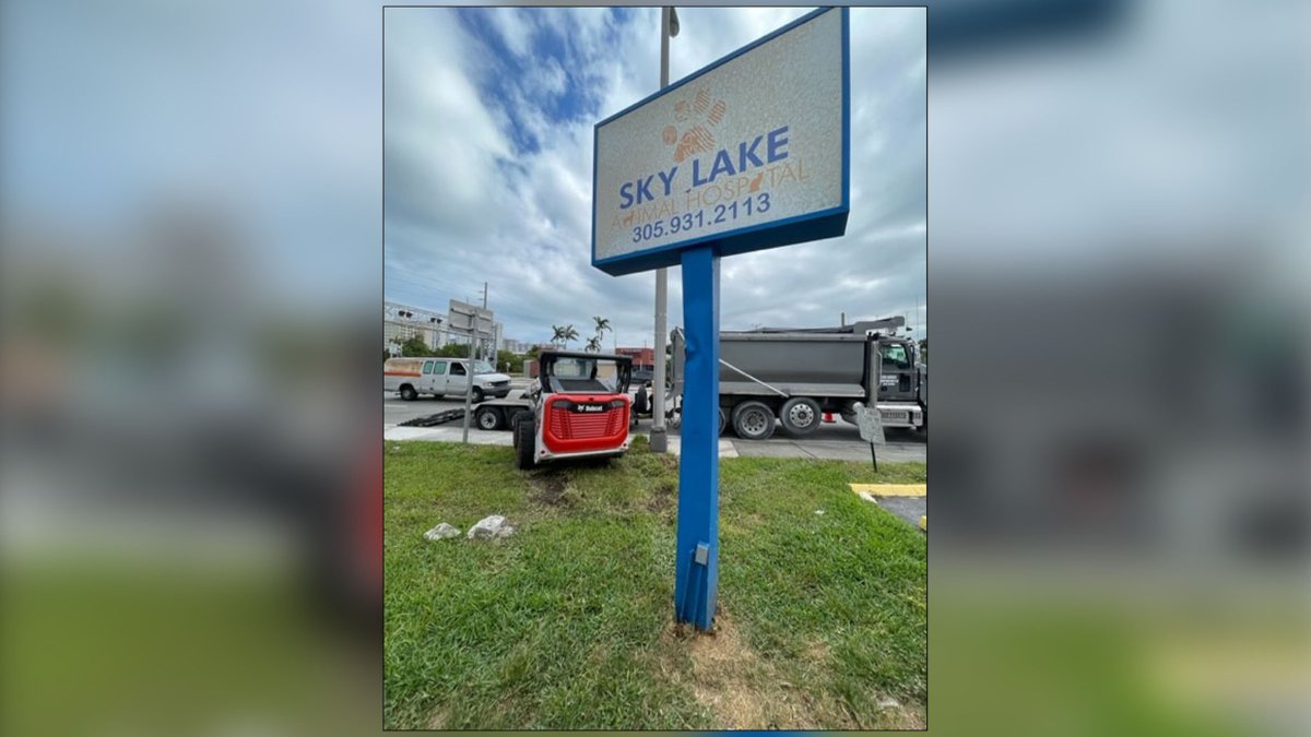 Miami animal hospital wants reimbursement for damaged business sign  NBC 6 South Florida [Video]