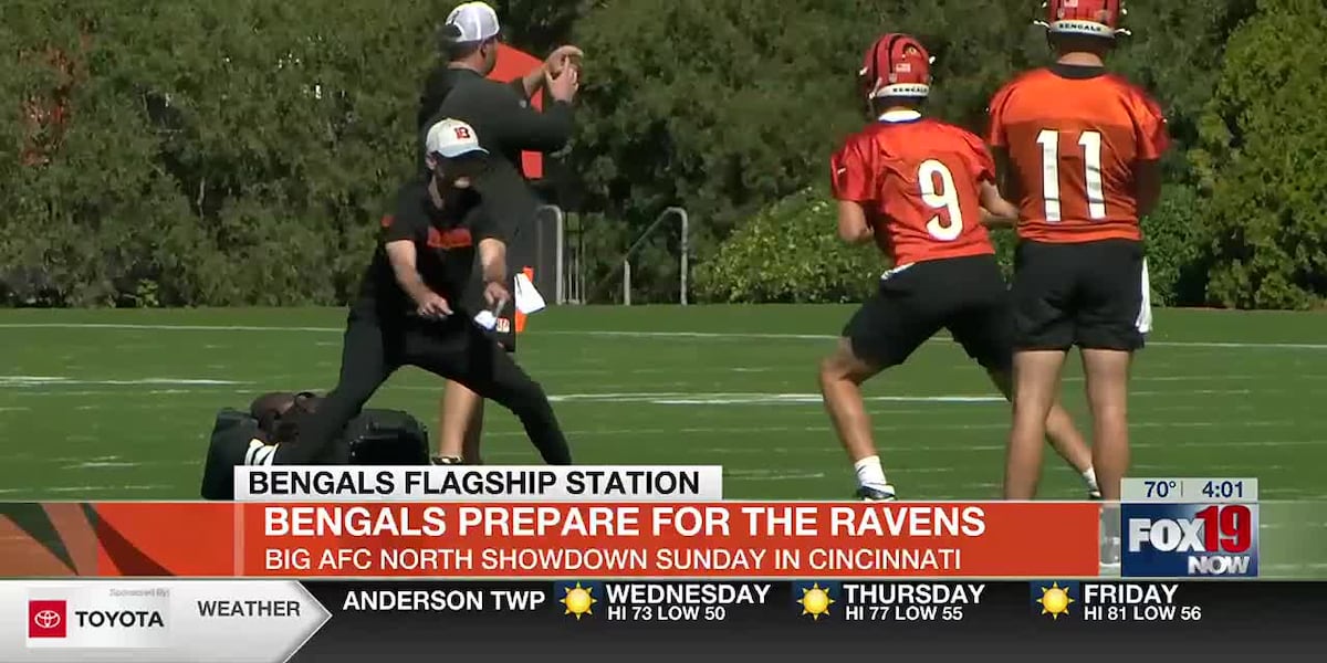 Bengals prepare for AFC North showdown with Ravens [Video]