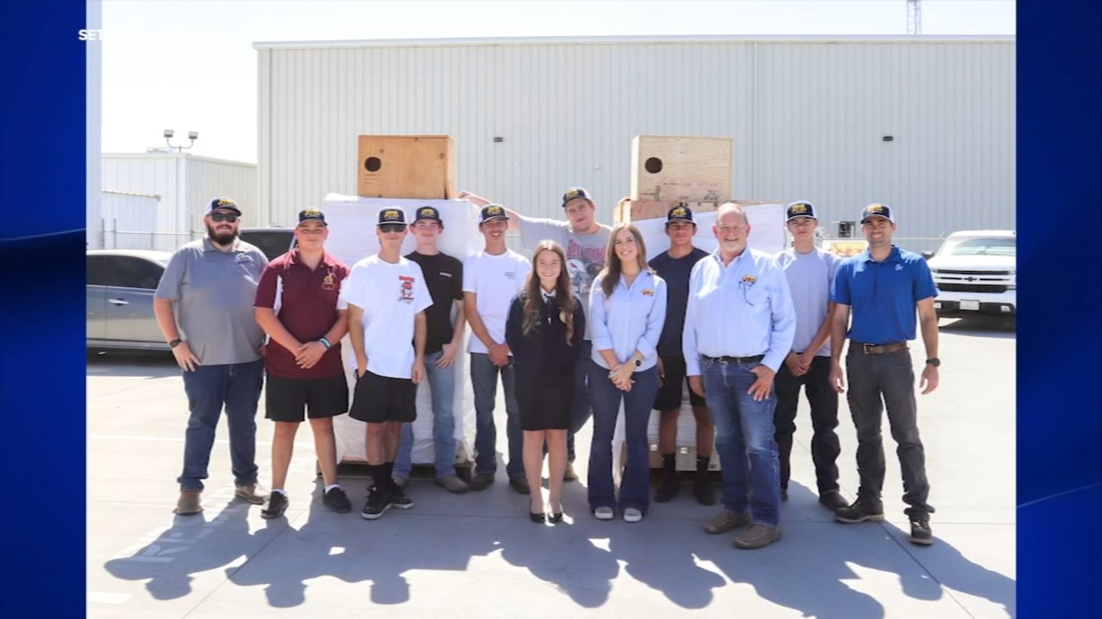 Tulare FFA students build owl boxes for family-owned pistachio company [Video]