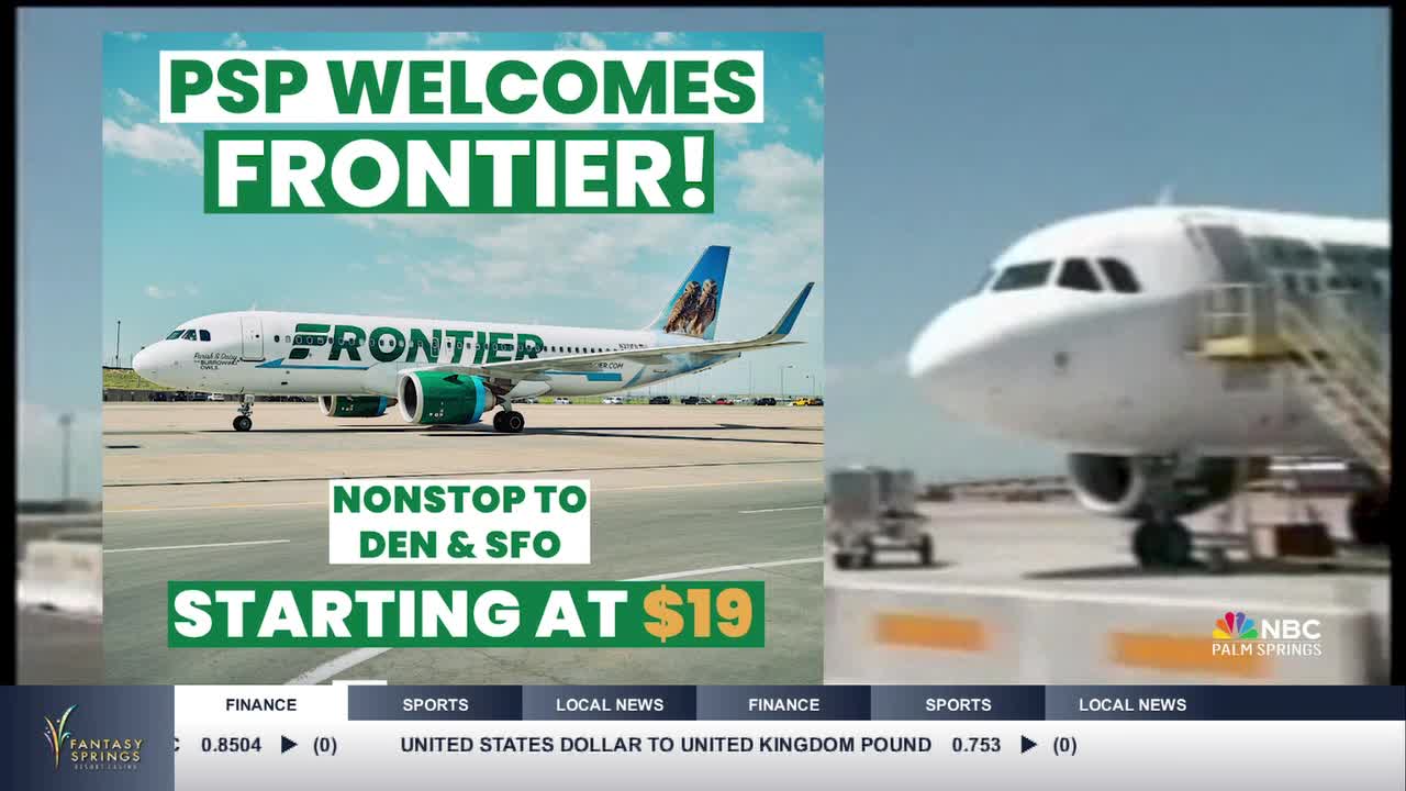 Frontier Airlines Returns to Palm Springs International with Nonstop Flights to Denver and San Francisco [Video]