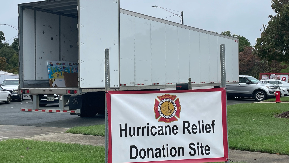 Helene donation drop-off site donations list [Video]