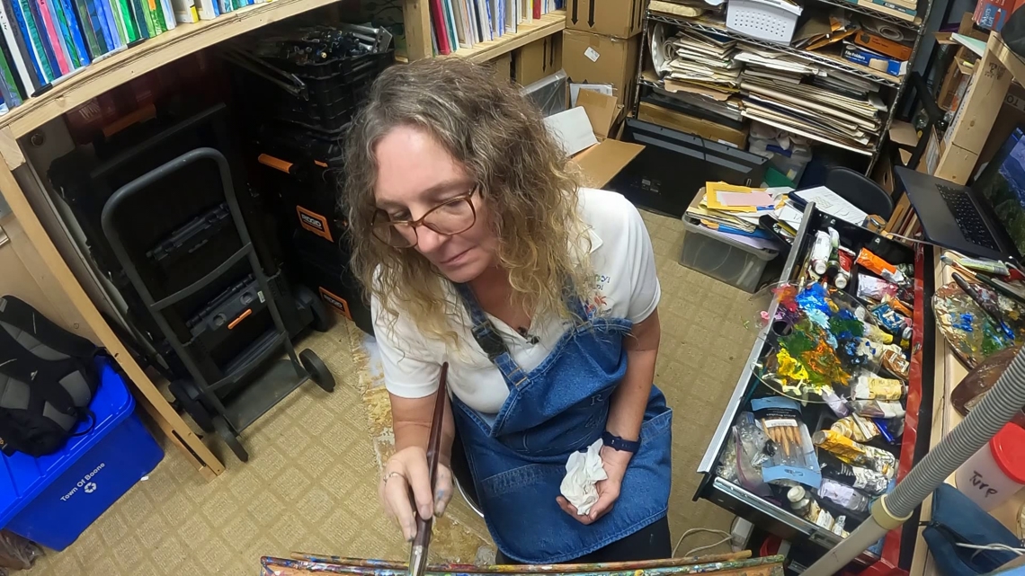 Boone, N.C. professor opens studio doors for artists post-Helene [Video]