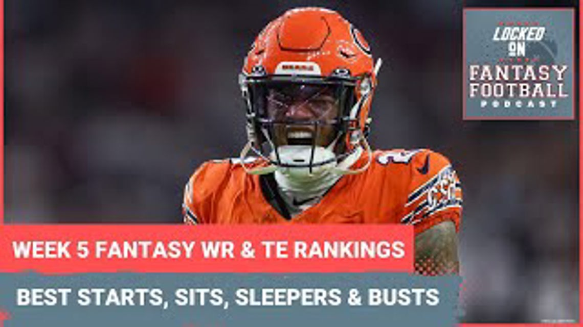 Fantasy football Week 5 WR and TE rankings: BEST starts for your lineups, sleepers, sit and busts [Video]