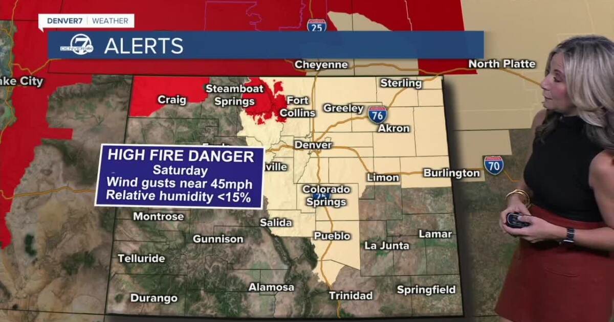 Critical fire weather conditions a concern in Colorado Saturday [Video]